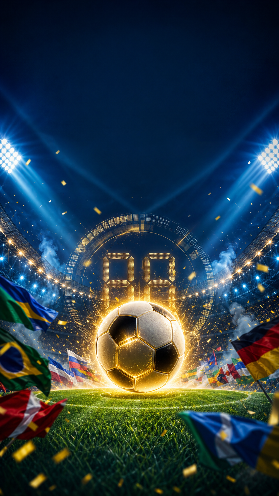 Countdown Graphic FIFA World Cup poster example