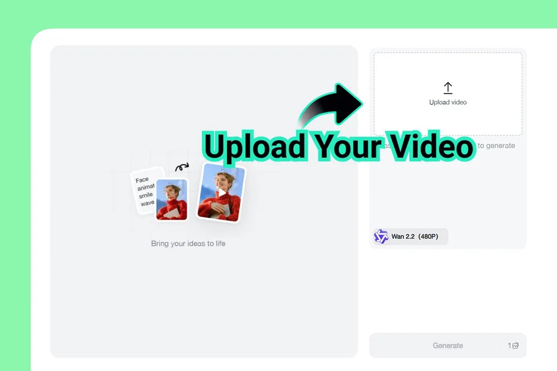 Upload your video to start AI editing