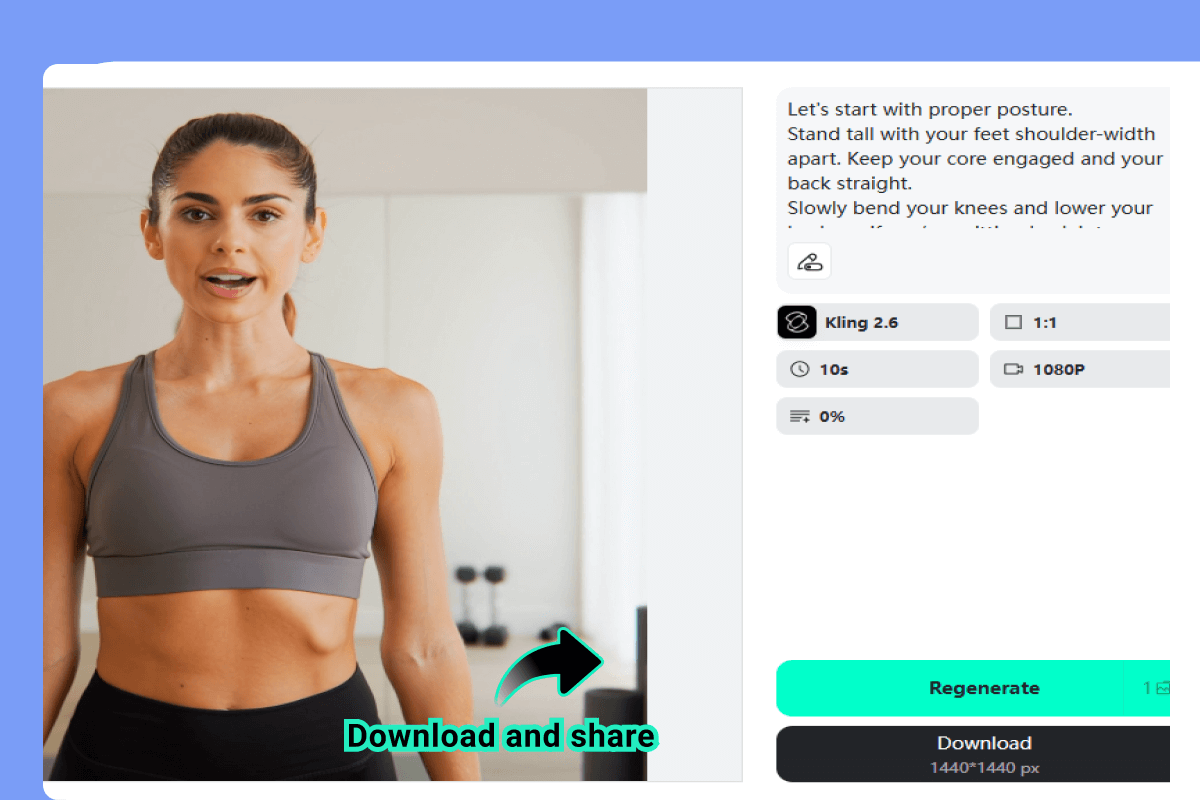 Step 4: Download or Share Instantly