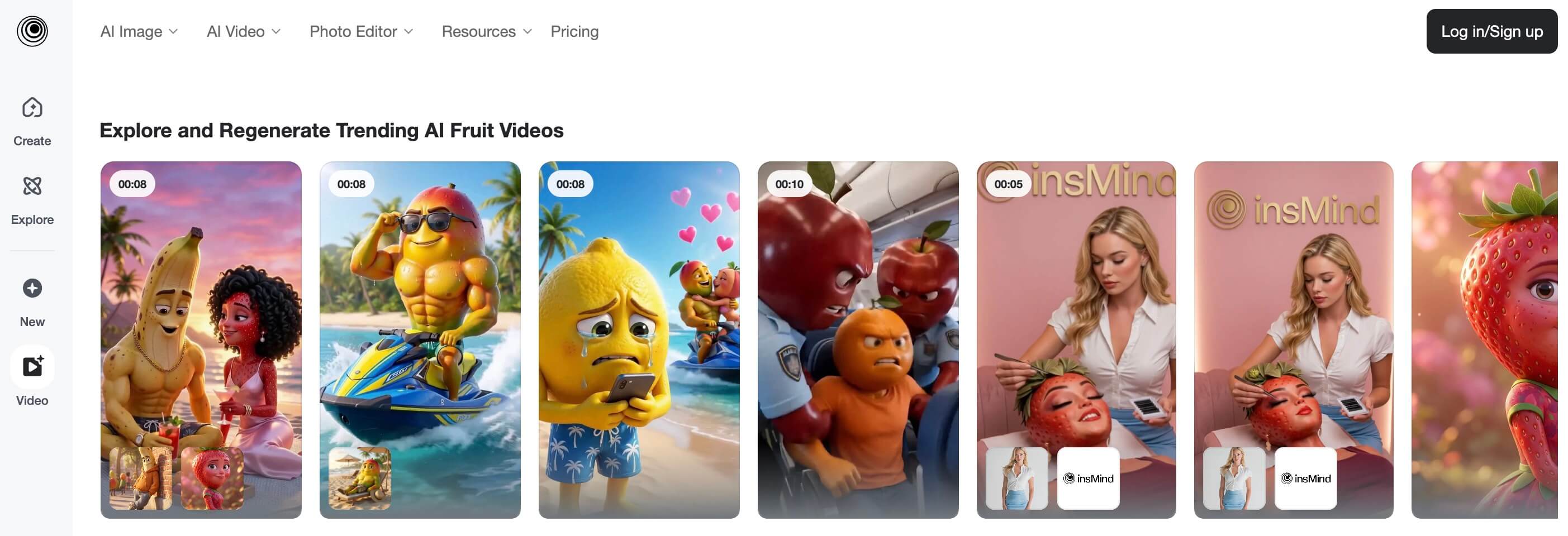 Browse Fruit Video Templates
