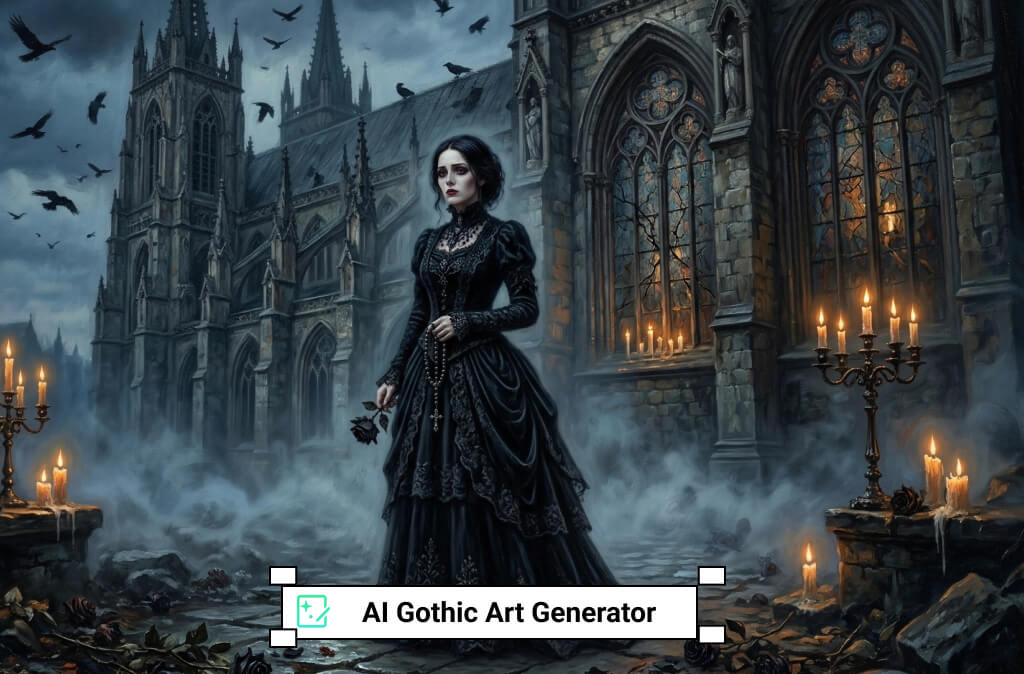 AI Gothic Art Generator: Turn Text or Photos into Gothic Art