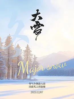 大雪海报