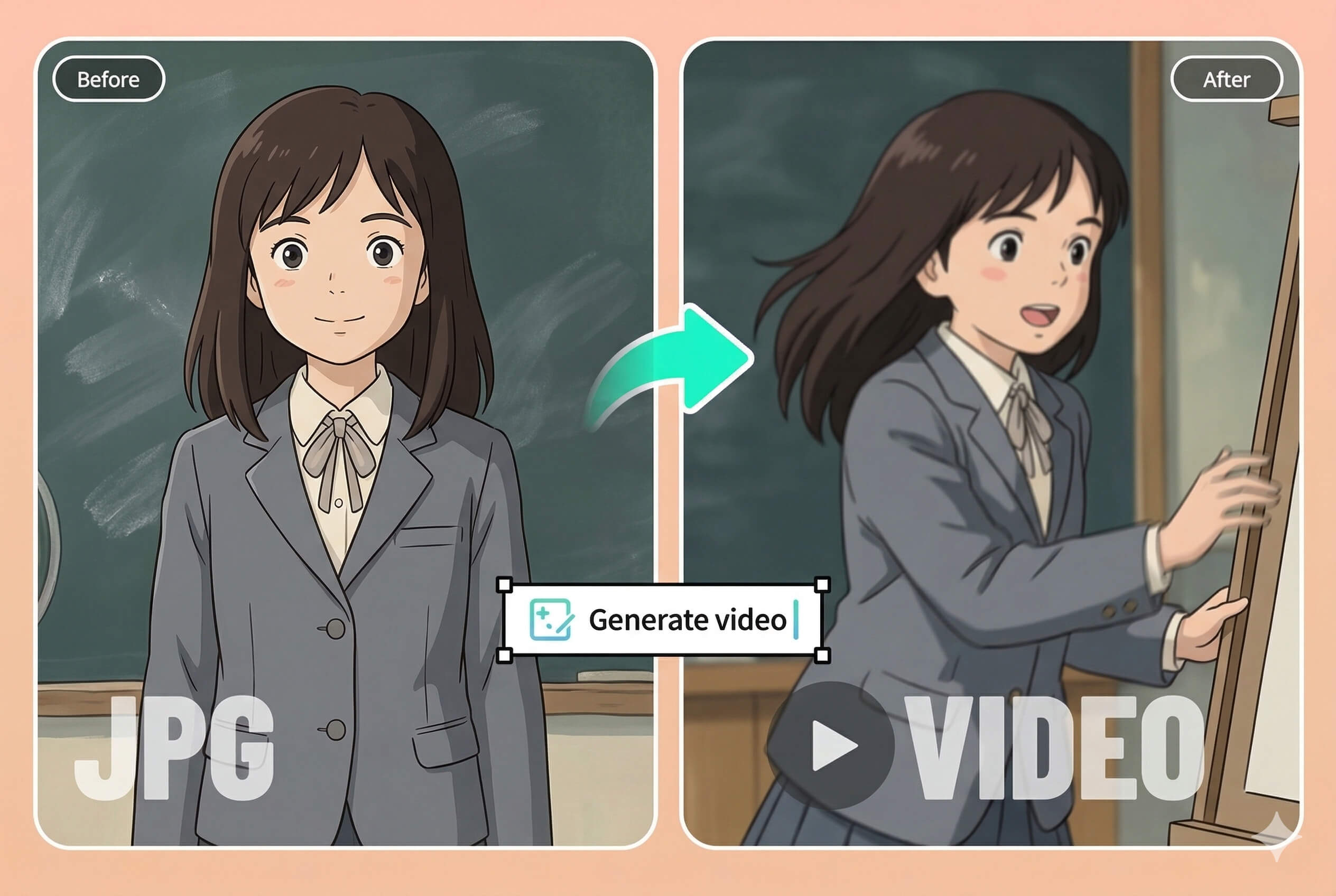 Превратите Изображения в Анимированные Видео в Стиле Гибли