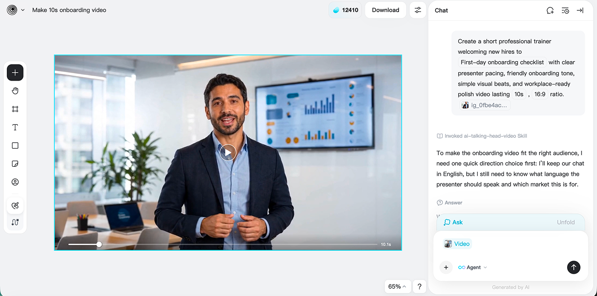 Download Training Video Download and share the completed AI training video