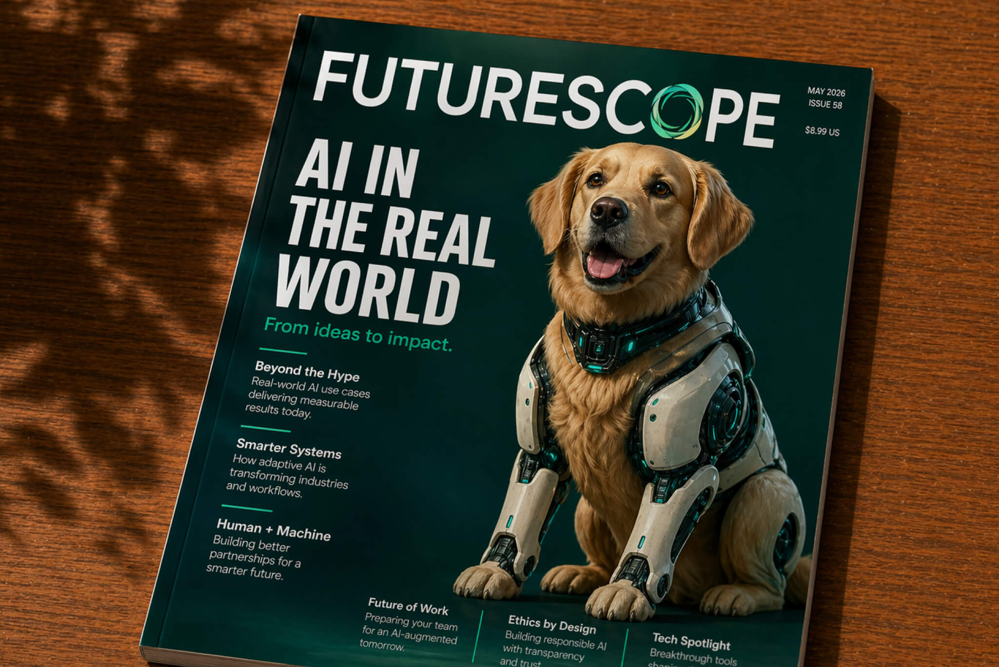 Crie imagens com texto correto