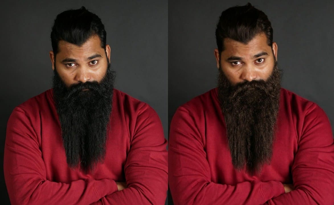 beard under lighting accuracy