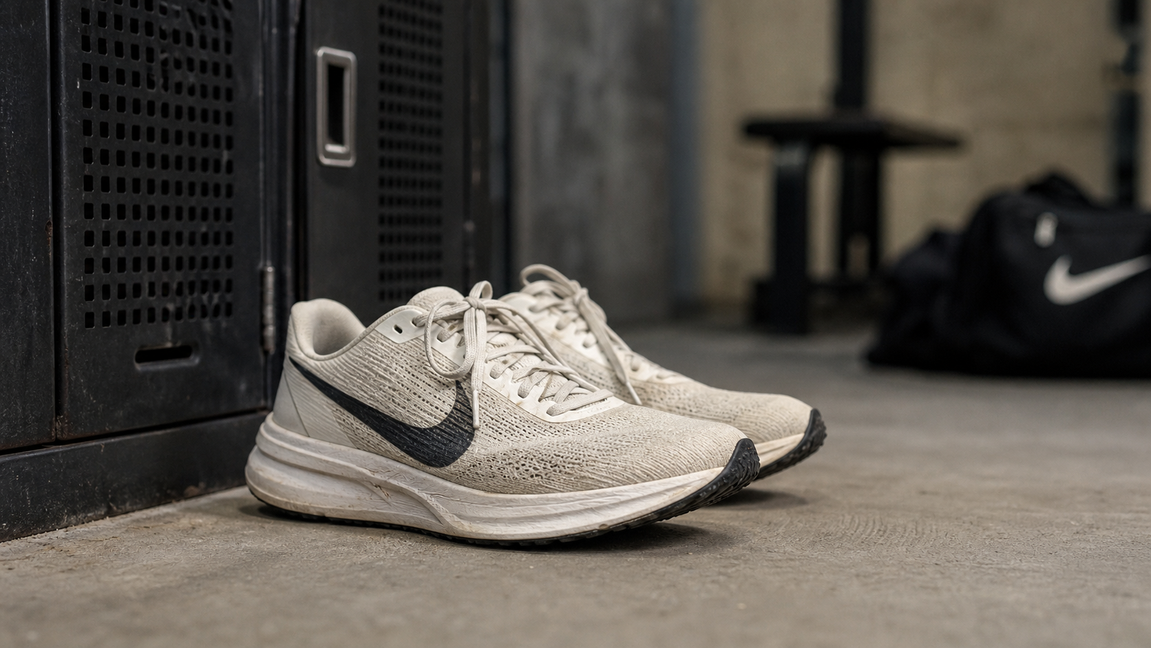 Fitness shoe realistic photo example