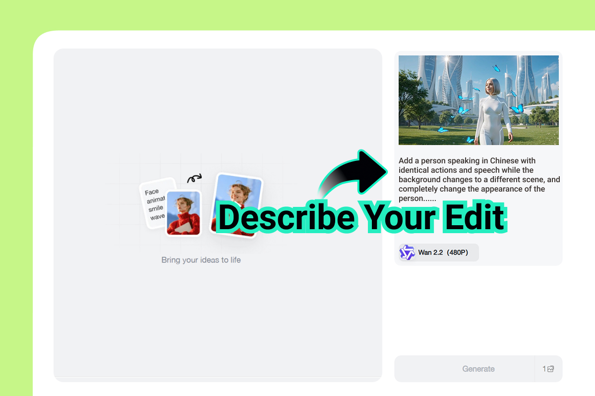Describe the YouTube video edit with a prompt