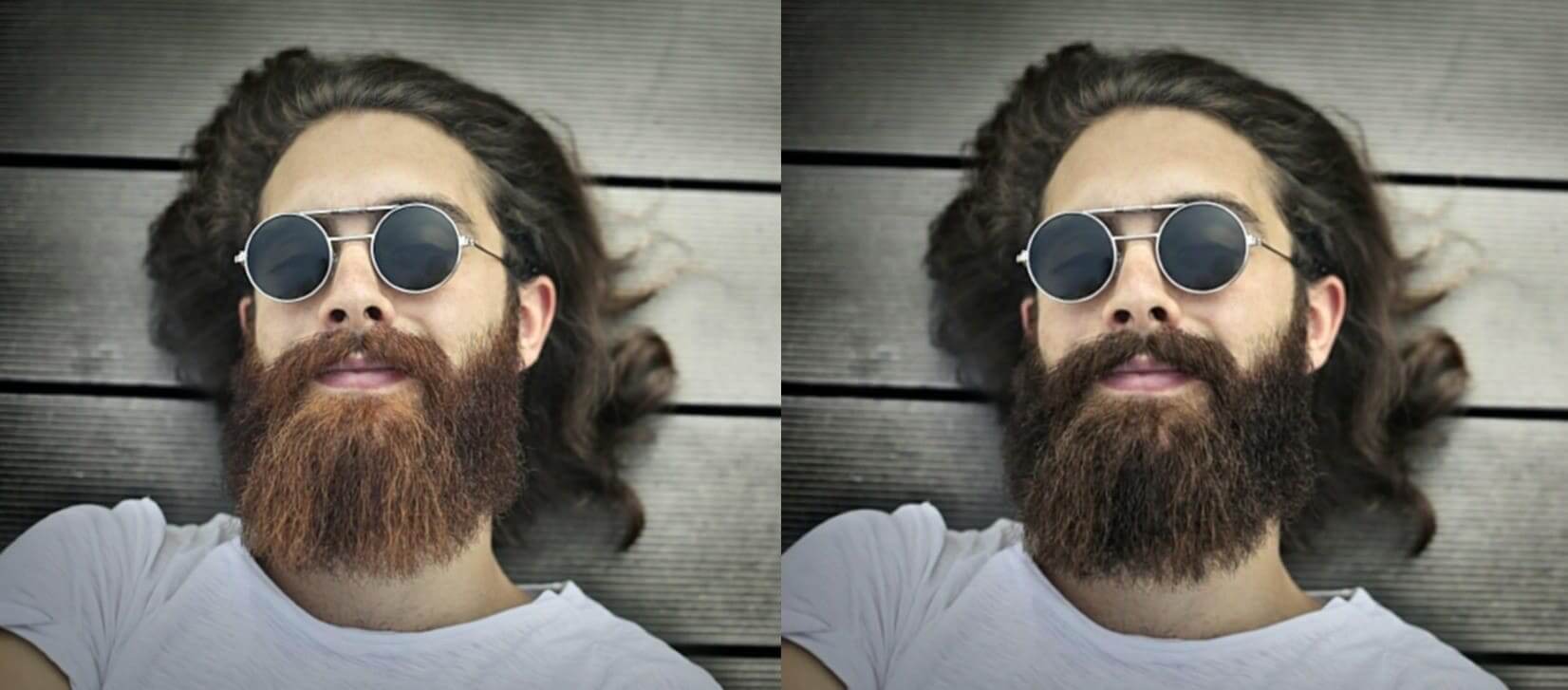  hair color matching prompt for beard