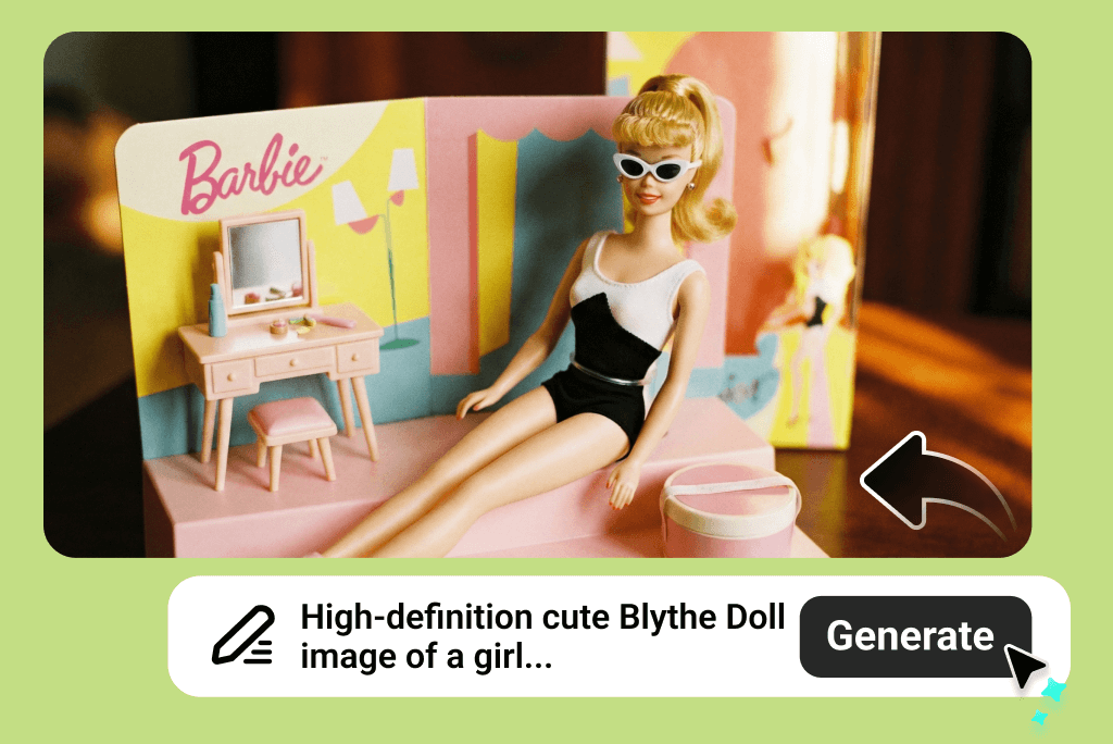 Instantly Transform Text into Blythe Dolls with AI