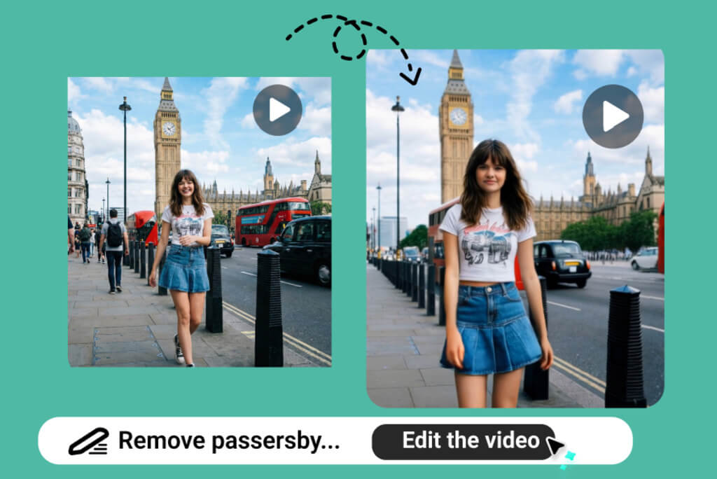 Edit Travel Videos with Simple Text Prompts