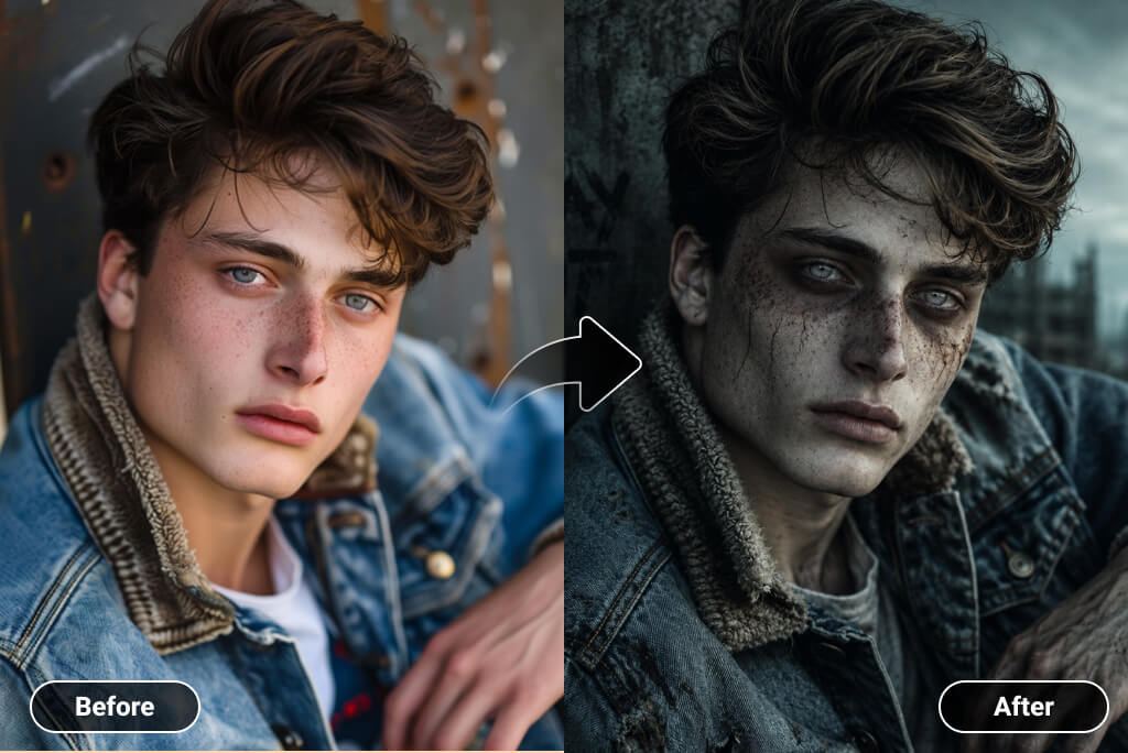 Transform Your Photo into a Zombie