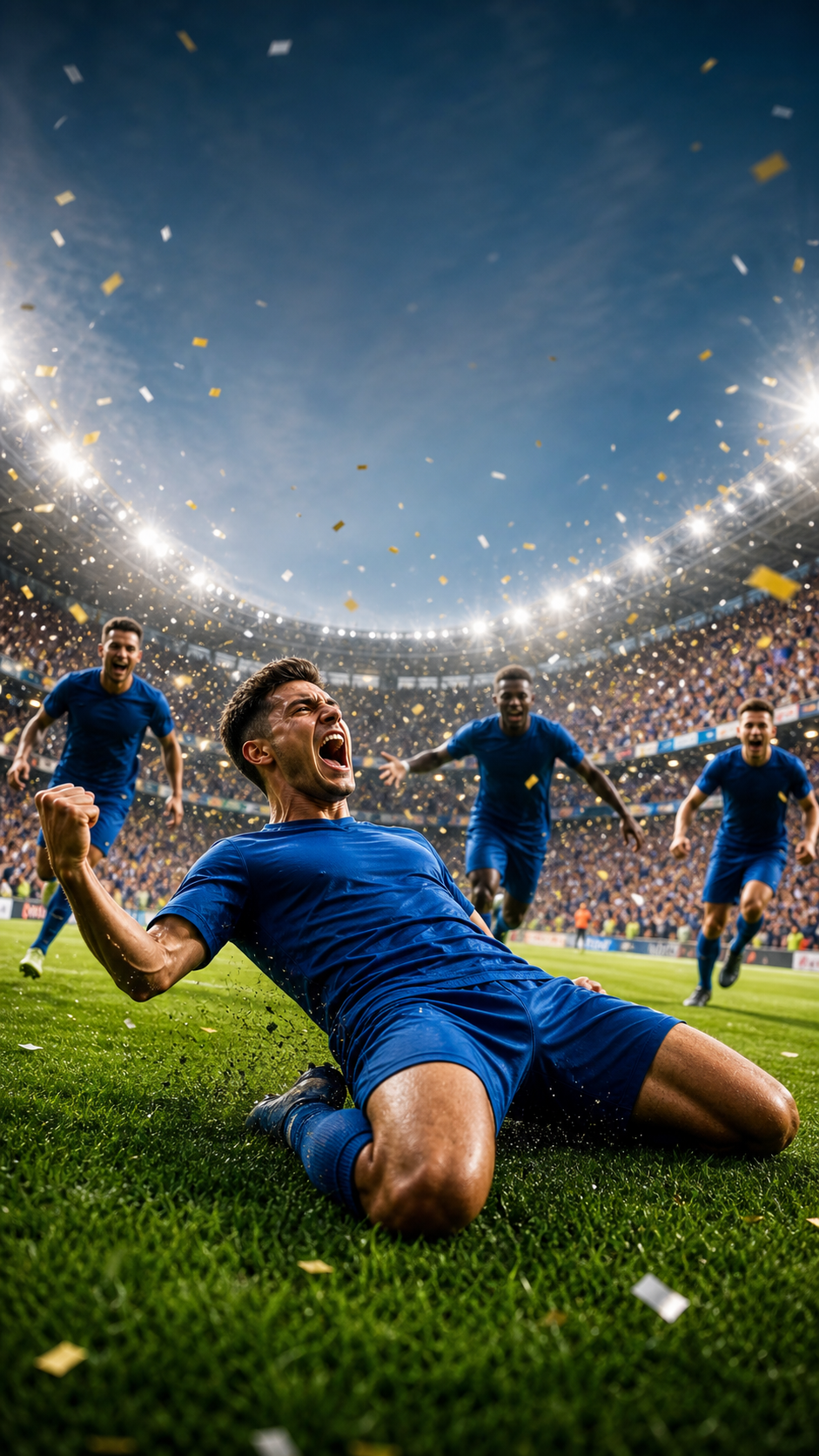 Goal Celebration FIFA World Cup poster example