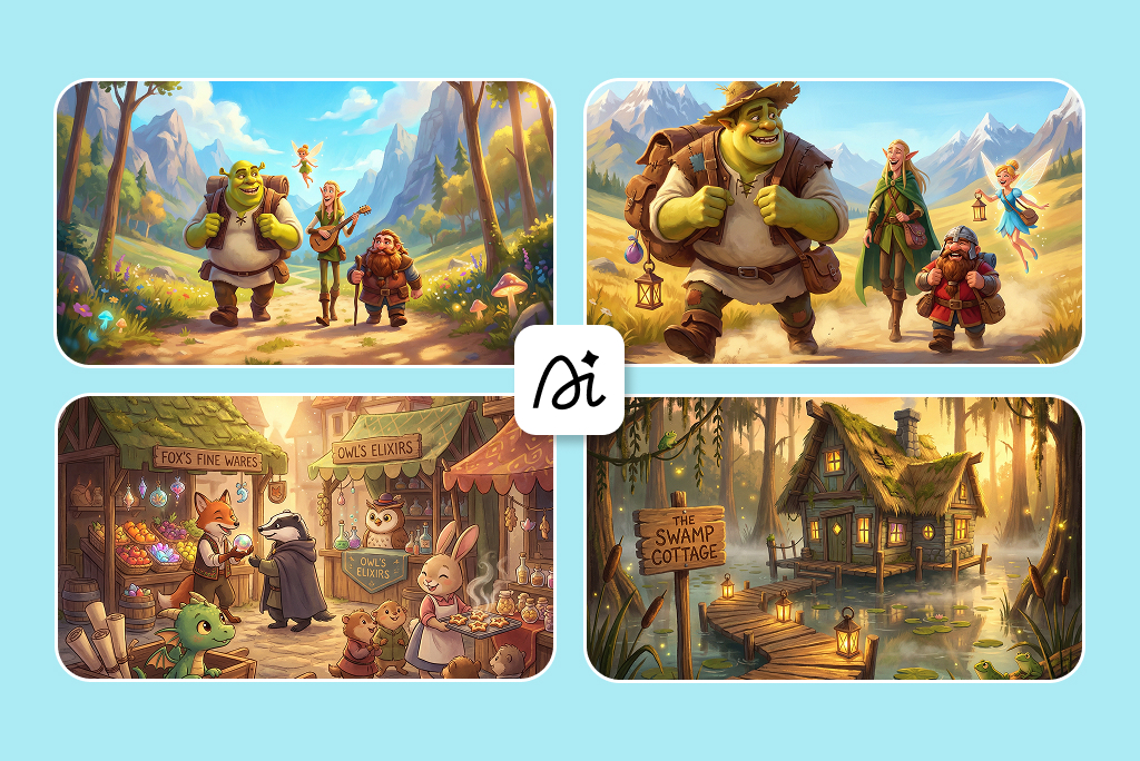 Shrek-Style Characters for Fun and Sharing Shrek-Style Characters for Fun and Sharing