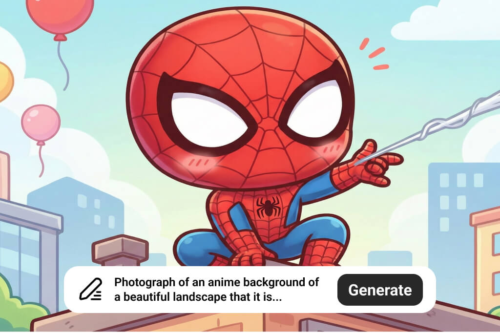 Create Chibi Style Spiderman with AI Create Chibi Style Spiderman with AI