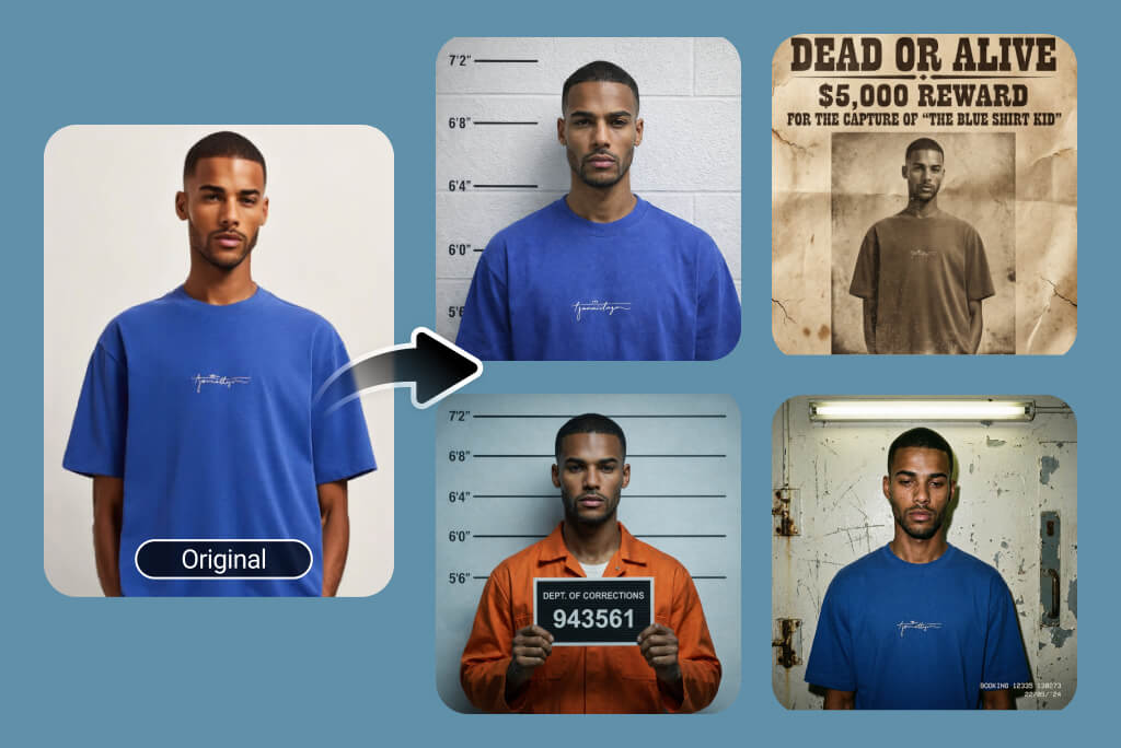 Online AI Mugshot Generator & Filter