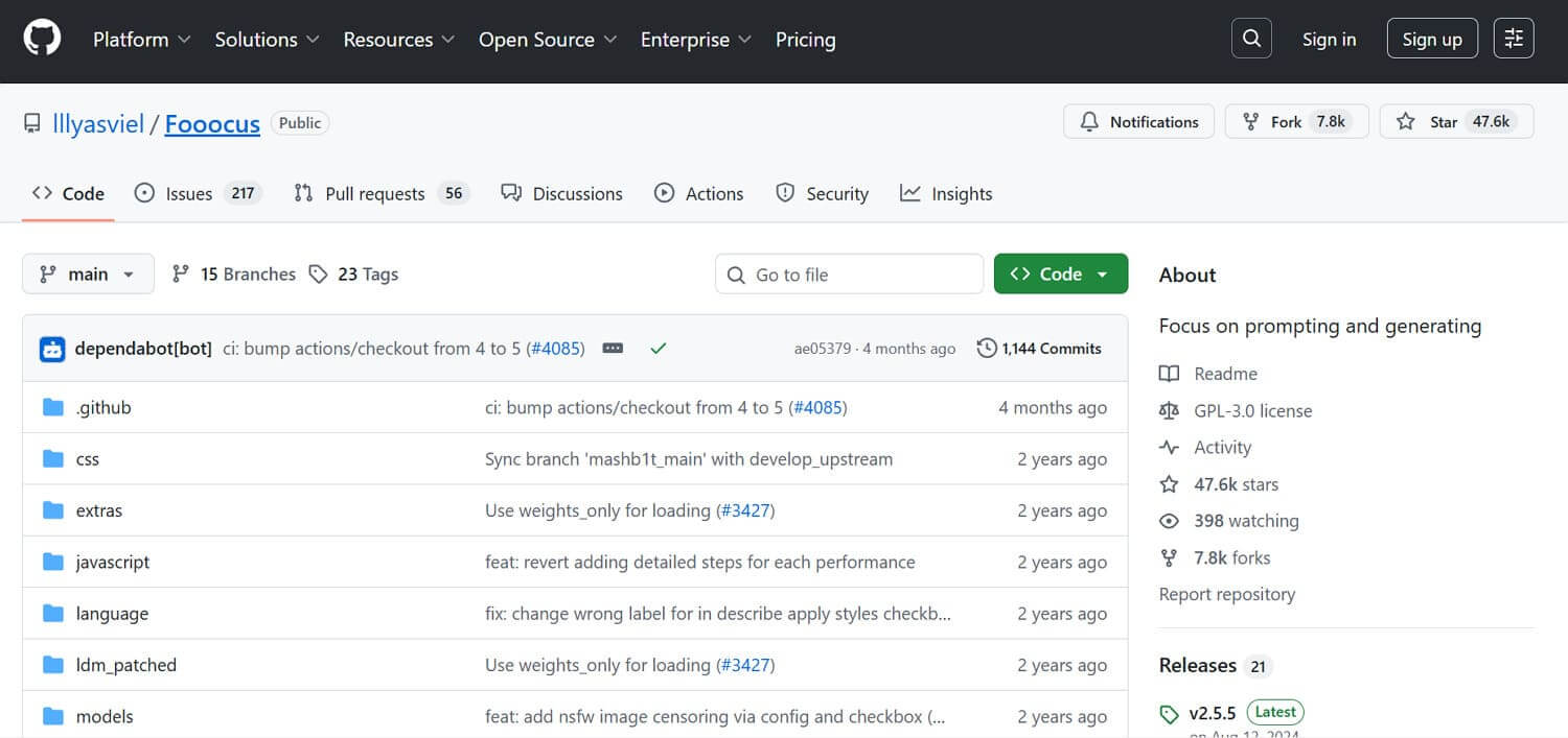 fooocus open source image generator