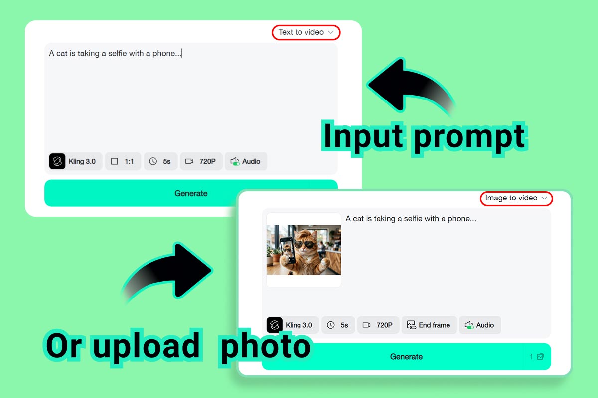 步骤1：输入你的搞笑创意并上传图片（可选）