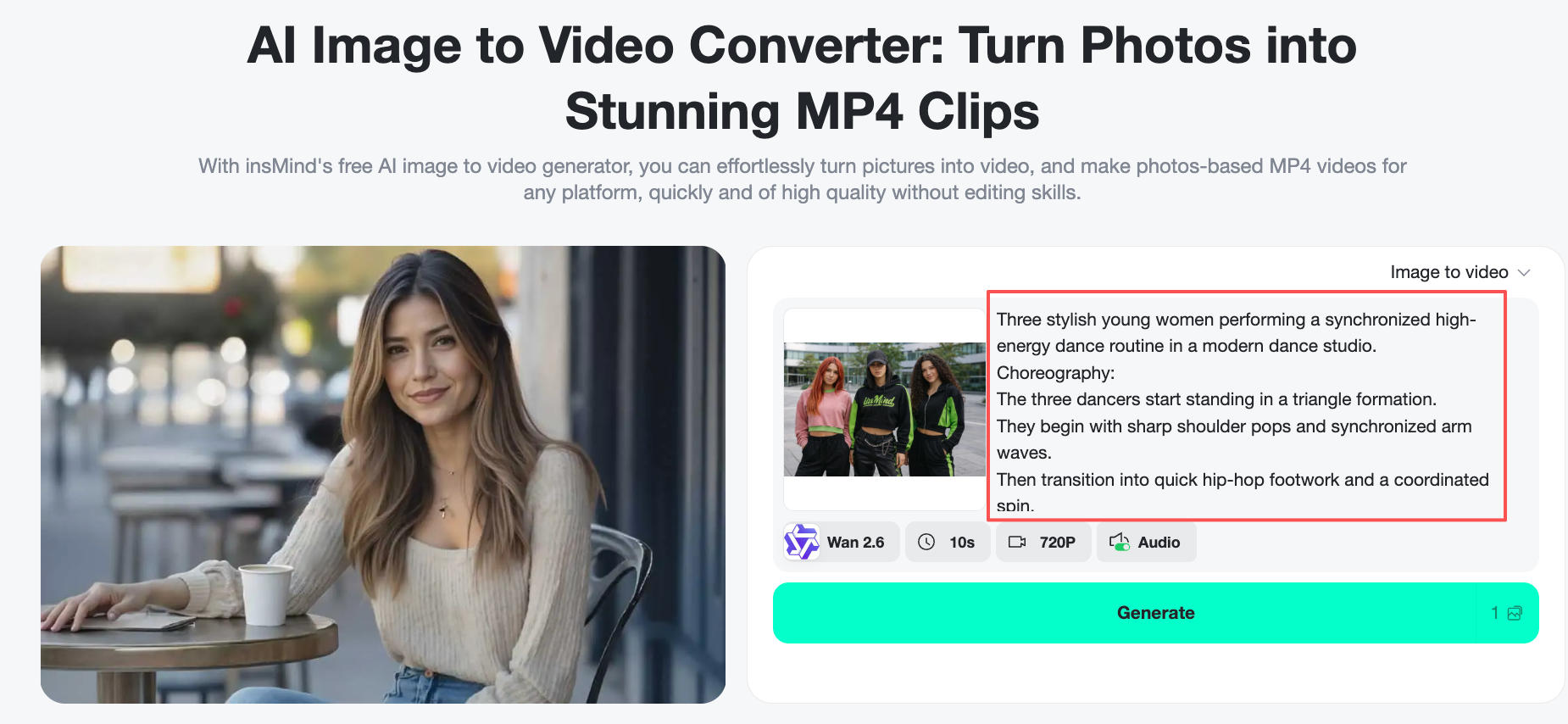 Write a prompt to guide AI in creating engaging YouTube Shorts visuals.