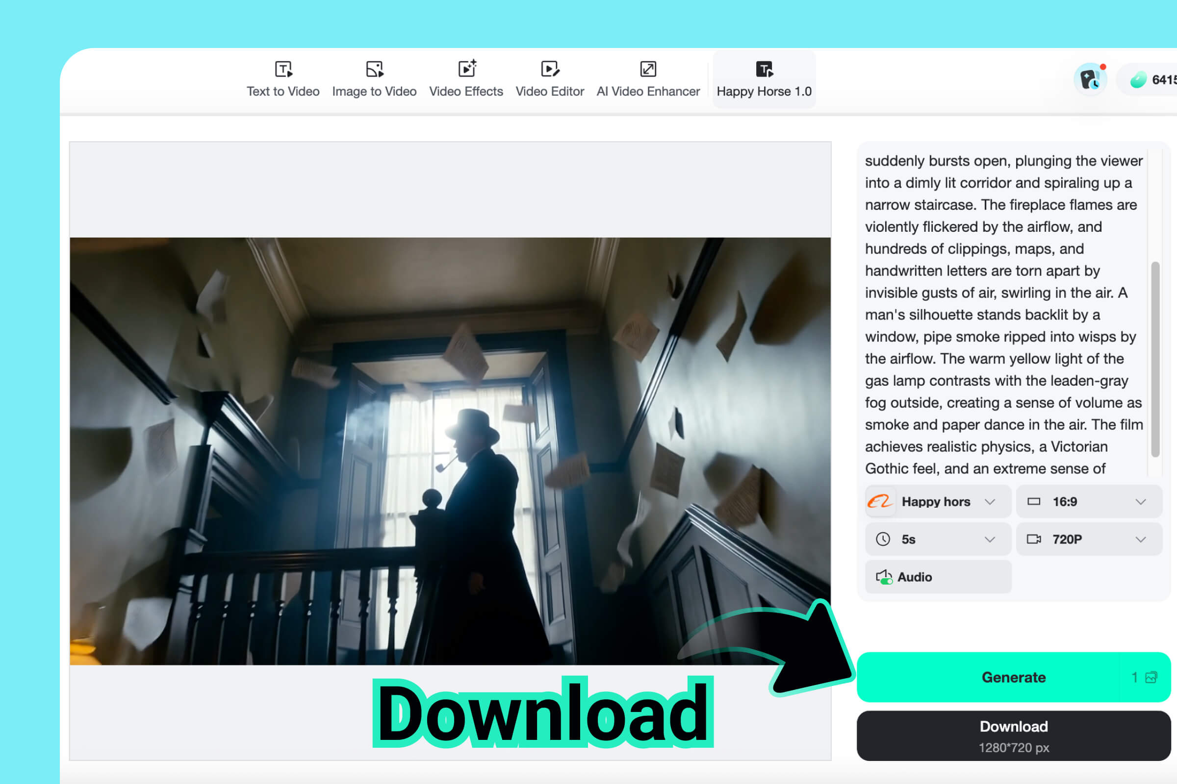 Step 3. Generate and Download Your Video