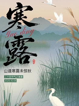 寒露海报