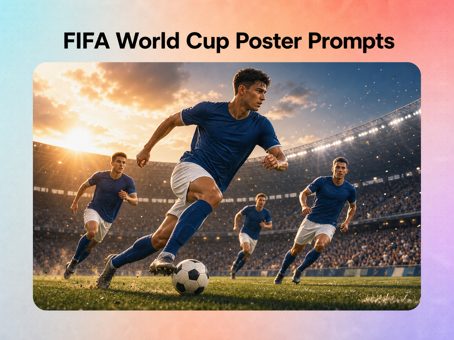 FIFA World Cup Poster Prompts: 30+ Examples to Create Football Posters