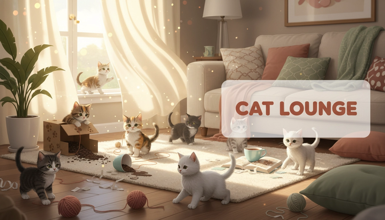 An image of cat lovers server banner&nbsp;created by insMind