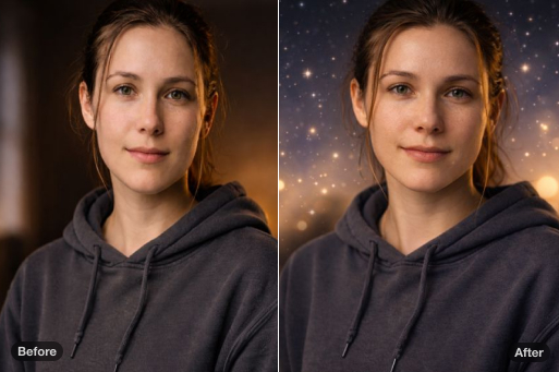 Turn Photos into Dreamy Starry Night Scenes