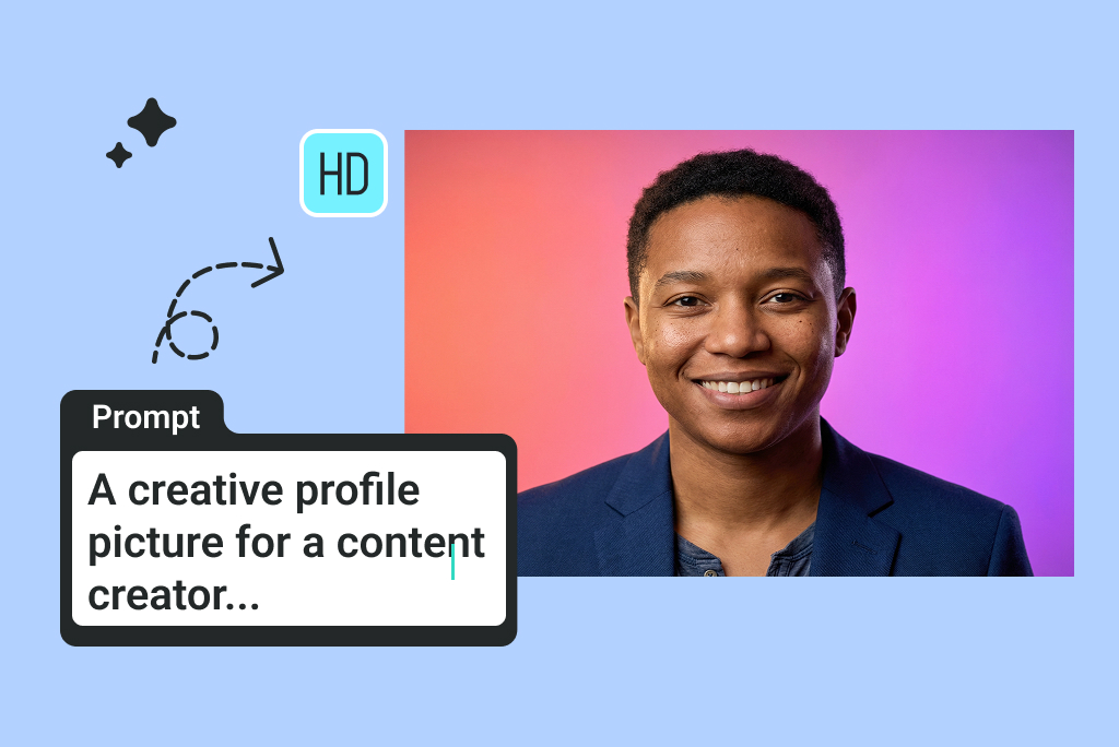 Create YouTube profile pictures with AI